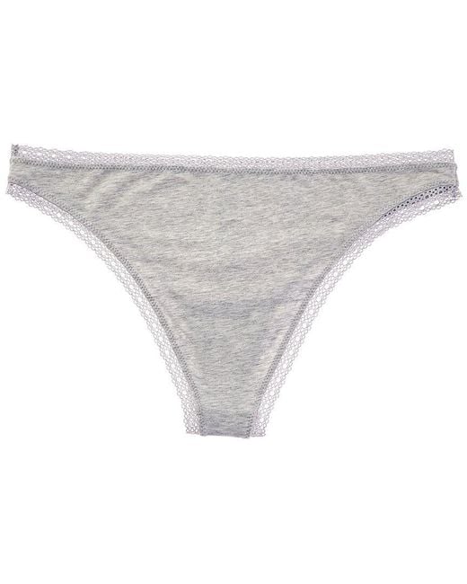 Passionata Gray Charlotte Lace Brief