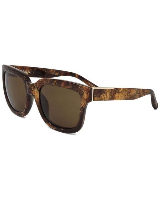 Linda Farrow Brown Phillip Lim By Pl51 55Mm Sunglasses for men