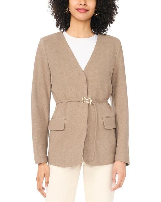 Vince Camuto Natural Belted Cardigan Jacket