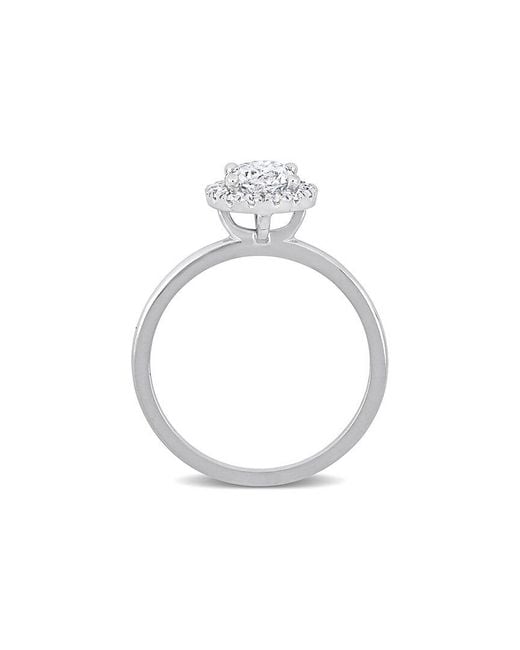 Rina Limor White 14K 1.26 Ct. Tw. Diamond Halo Ring