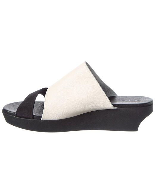 Arche Black Sockho Leather Sandal