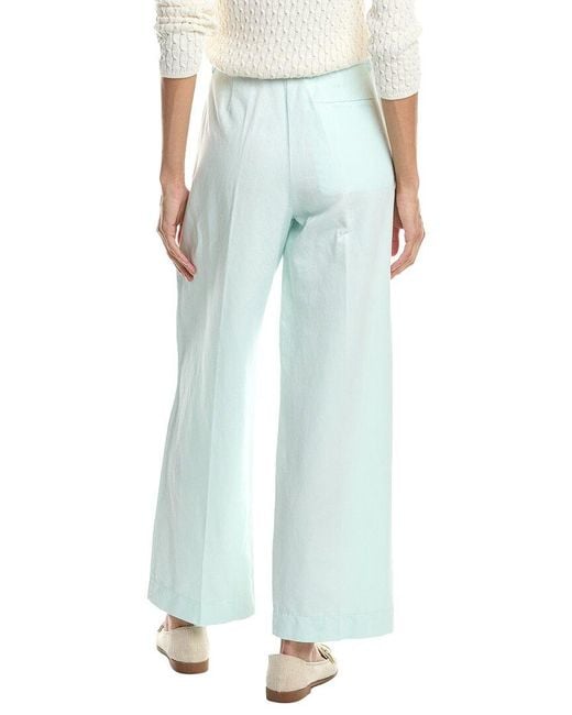 Forte_forte Blue Linen-Blend Pant
