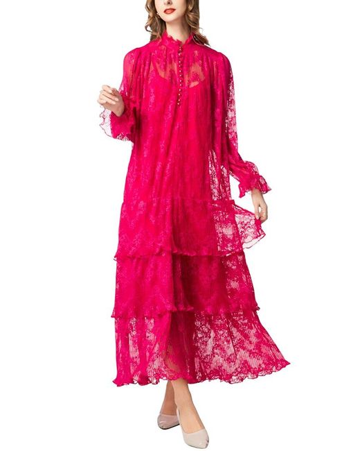 BURRYCO Pink Maxi Dress