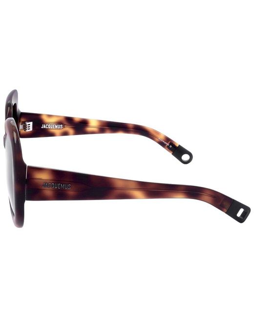 Jacquemus Brown Jac10 56Mm Sunglasses