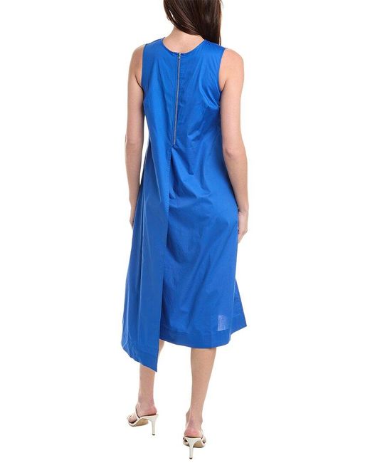 tyler boe Blue Cynthia Midi Dress