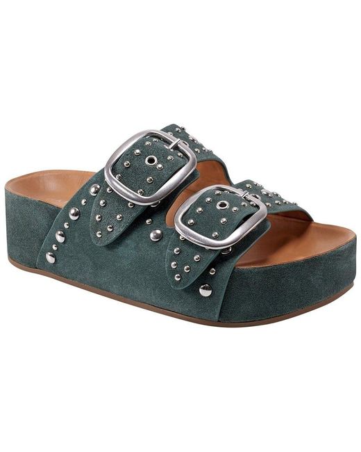 Marc Fisher Pink Sayge Suede Sandal