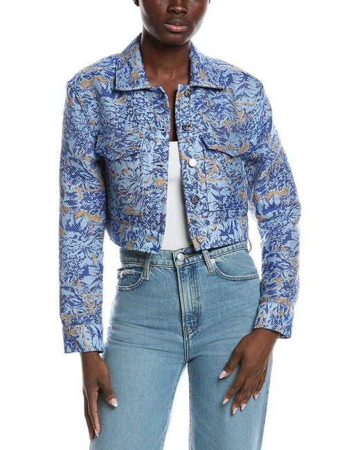 10 Crosby Derek Lam Blue Marc Jacket