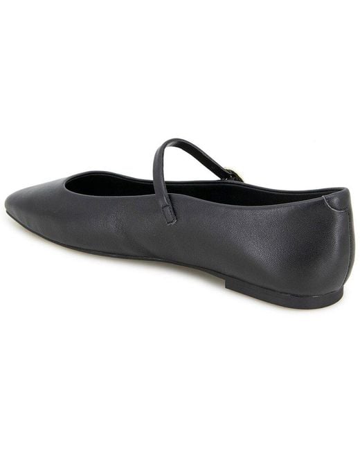 Kenneth Cole Black Jasper Leather Flat