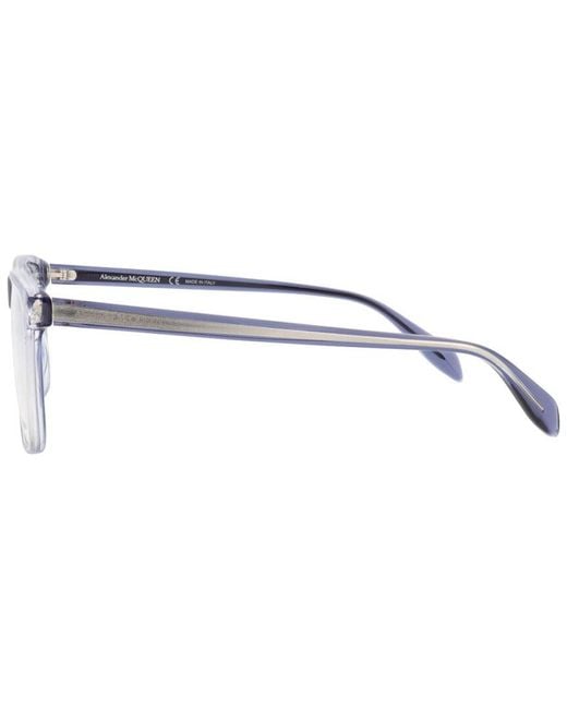 McQueen White Am0247O 56Mm Optical Frames for men