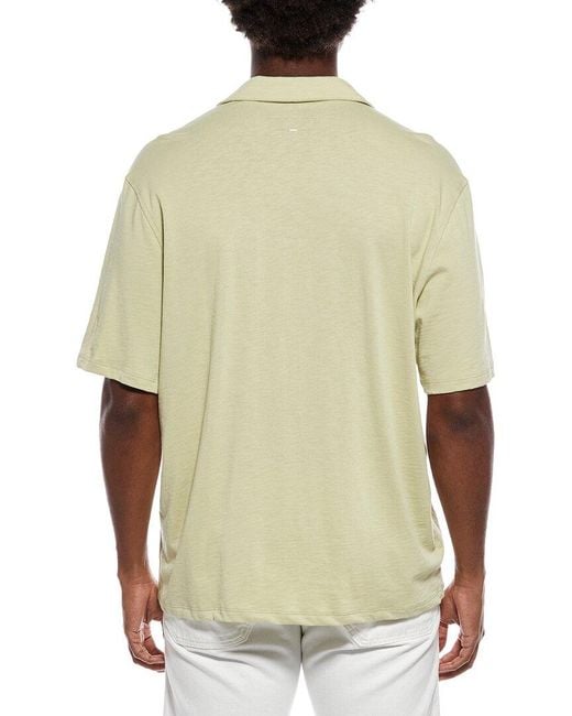 Rag & Bone Green Classic Slub Button Down Shirt for men