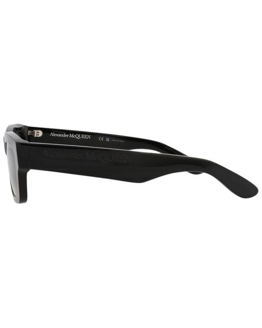 McQueen Black Am0419S 56Mm Sunglasses