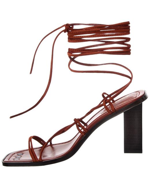 FRAME Brown Le Doheny Leather Sandal
