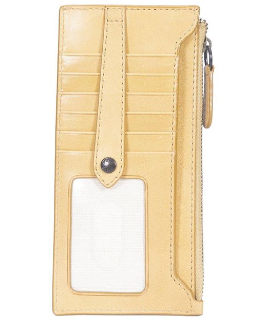 Frye Yellow Melissa Leather Wallet