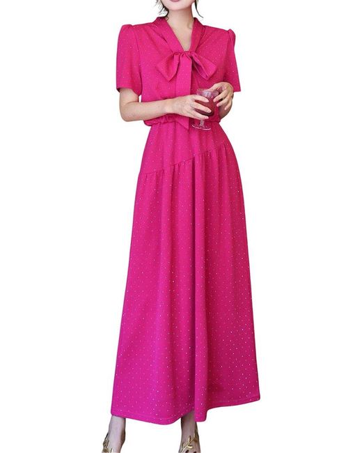 Lanelle Pink Maxi Dress