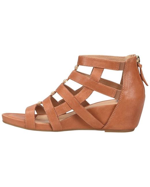 Söfft Brown Rio Leather Sandal