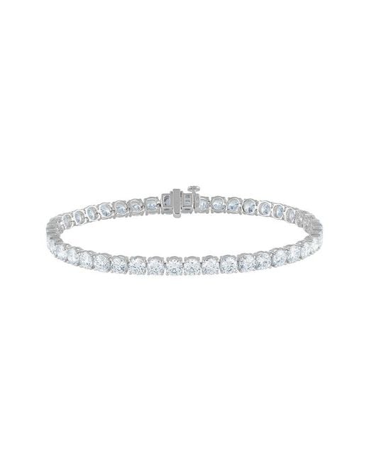 Lab Grown Diamonds White 14K 10.00 Ct. Tw. Lab-Grown Diamond Tennis Bracelet