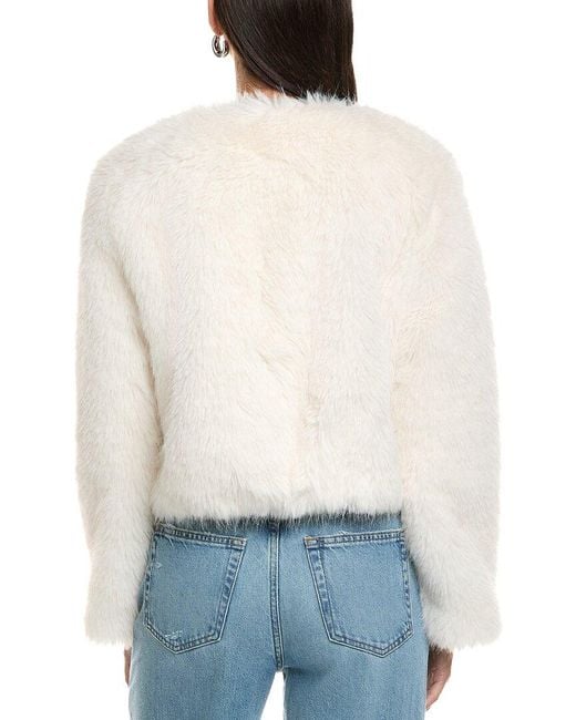 Apparis White Uma Cropped Coat