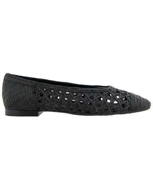 Aerosoles Black Arnoraff Raffia Flat