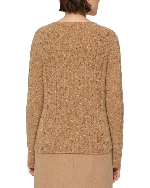 Lafayette 148 New York Natural Donegal Cashmere Sweater