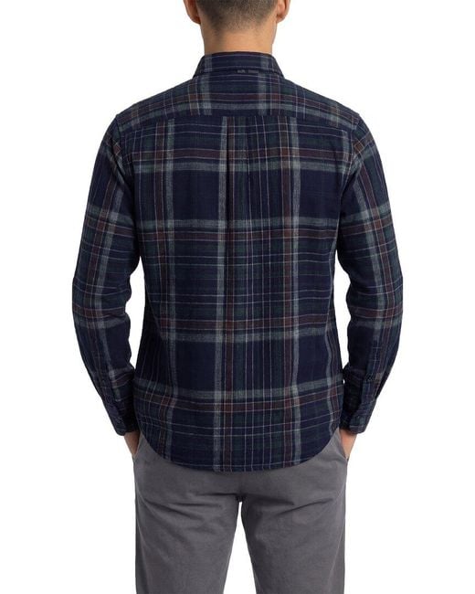 Eterna Blue Modern Fit Shirt for men