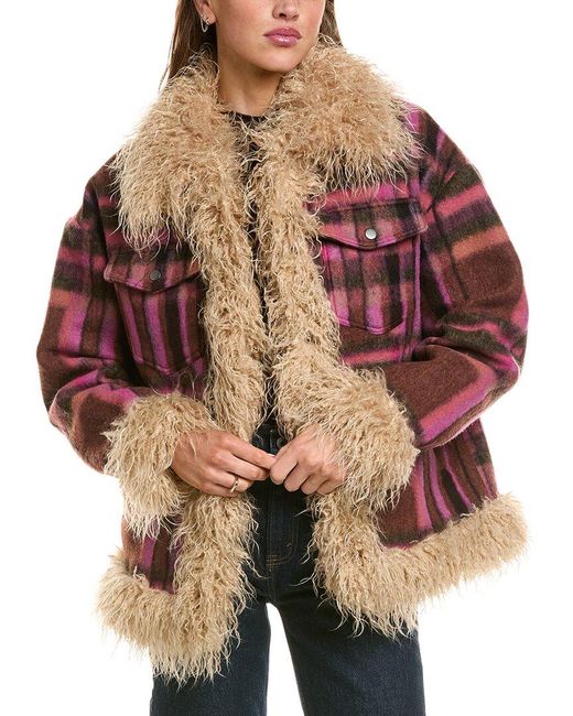 Scotch & Soda Red Jazz Shacket