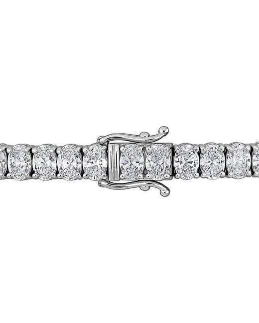 Created Forever White 18K 8.60 Ct. Tw. Lab-Grown Diamond Tennis Bracelet