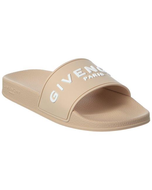 Givenchy Brown Rubber Slide