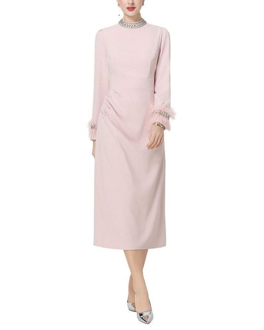 Kaimilan Pink Midi Dress
