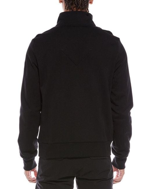 Canada Goose Black Hybridge Huron Full Zip Down Hoodie for men