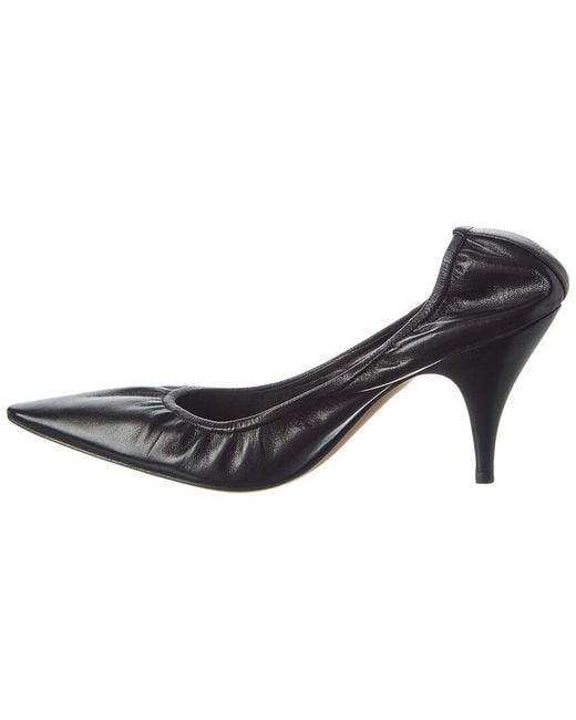 The Row Metallic Liisa Leather Pump