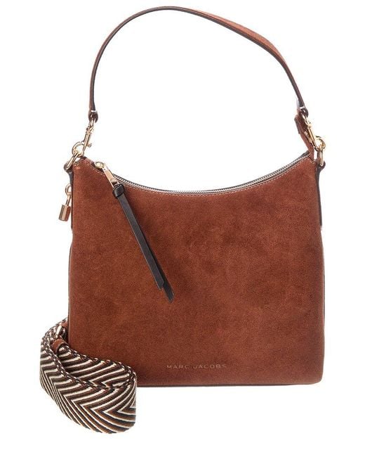 Marc Jacobs Brown Drifter Large Suede Hobo