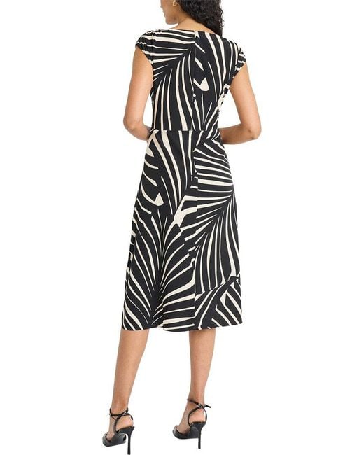 Maggy London Black Midi Dress