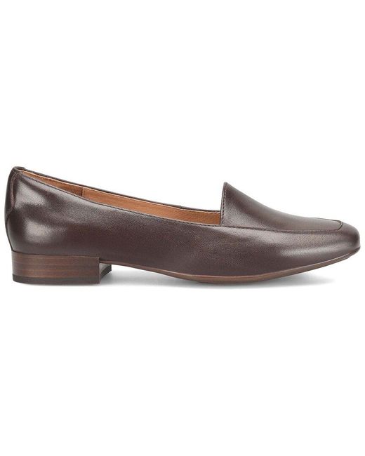 Söfft Gray Eldyn Leather Loafer