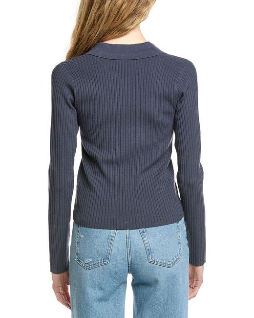 Splendid Blue Frankie Two Zip Sweater