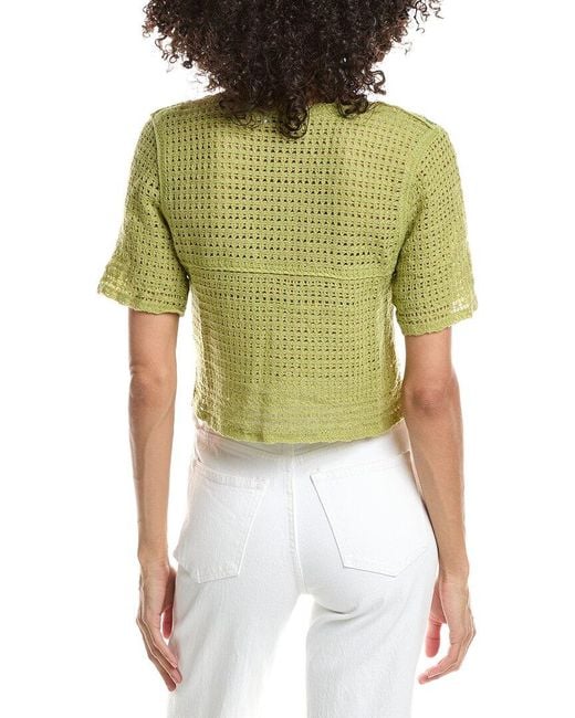 ANNA KAY Green Morrisette Blouse
