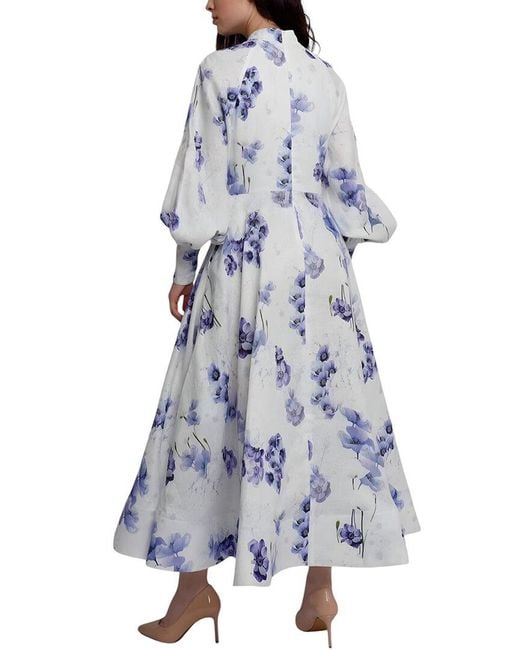 Linda Charm Blue Maxi Dress