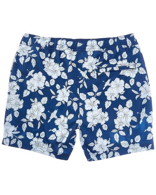 Onia Blue Stretch Volley Swim Short for men