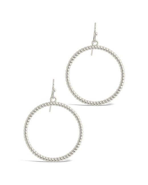 Sterling Forever White Terina Dangle Earrings