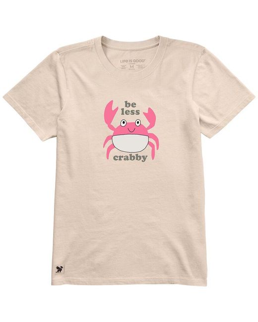 Life Is Good. Pink Crusher T-Shirt