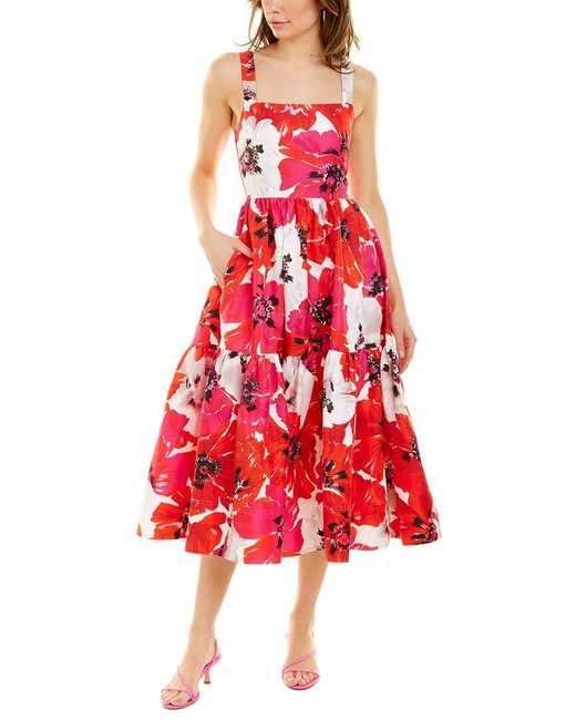 Tanya Taylor Gia Silk-blend Maxi Dress 
