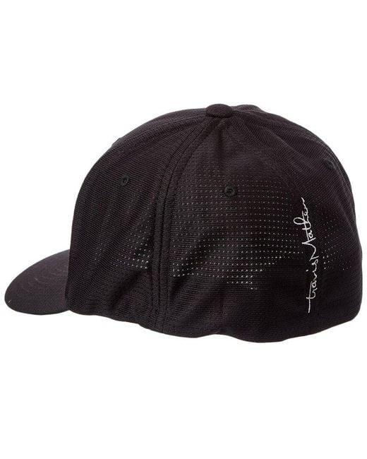 Travis Mathew Black B-Bahamas Fitted Hat for men
