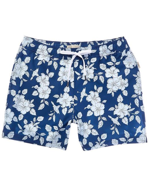 Onia Blue Stretch Volley Swim Short for men