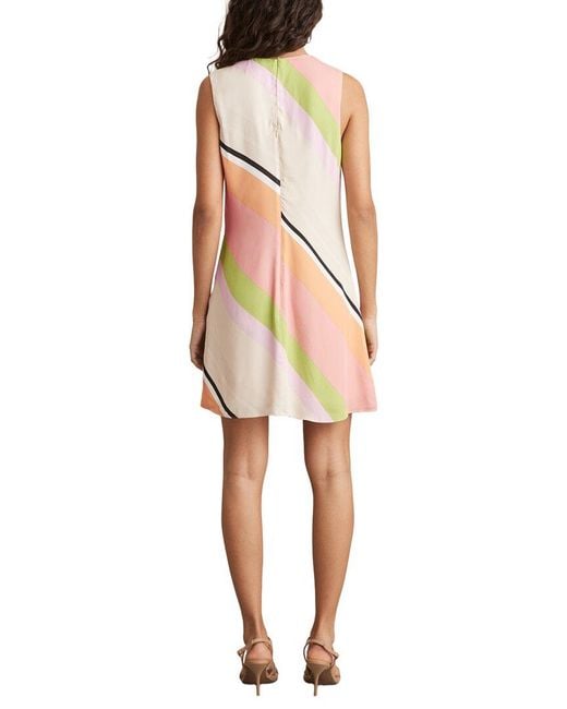 Reiss Multicolor Ellia Block Stripe Print Dress