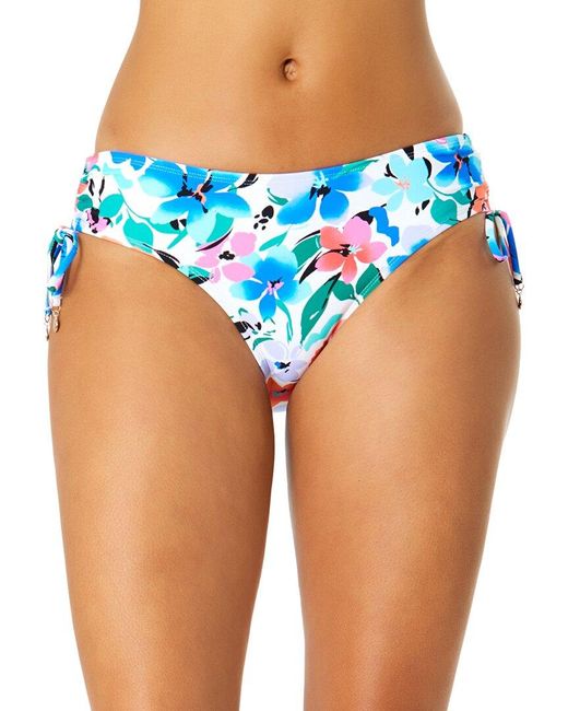 Anne Cole Blue Alex Side Tie Bottom