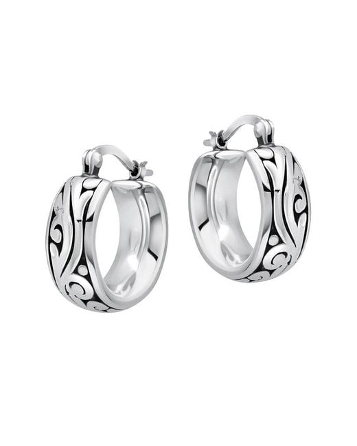 MaxColor Metallic Dangle Earrings