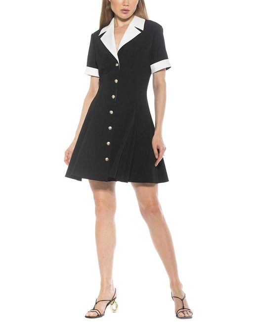 Alexia Admor Black Linus A-Line Dress