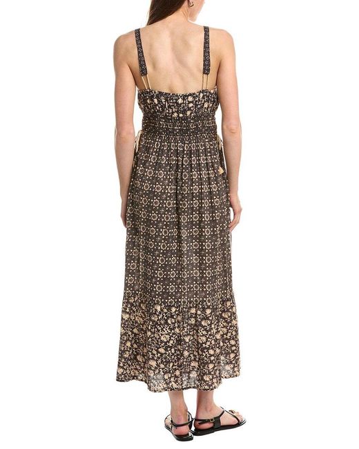Faherty Brand Brown Sunbeam Maxi Dress