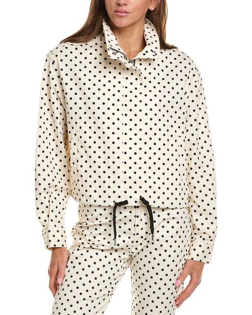 Current/Elliott Natural Mock Neck Jacket