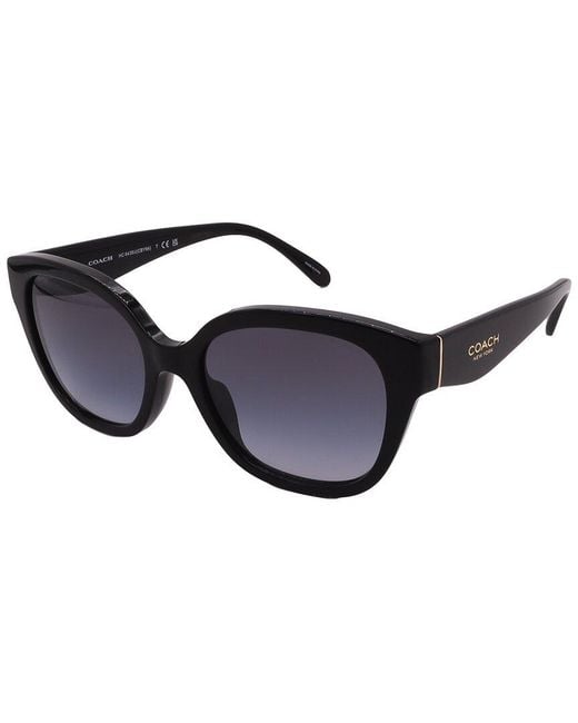 COACH Black Hc8438U 56Mm Sunglasses