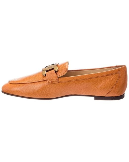 Tod's Brown Leather Loafer